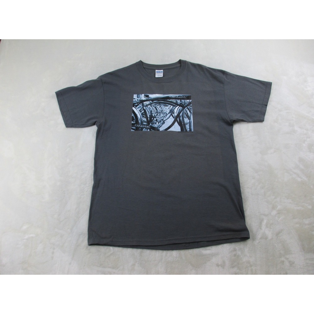 Gildan Shirt Mens Large Gray Schwinn Bike Bicycle Voodoo8ball*